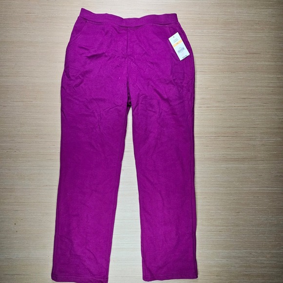 Kim Rogers Petite Small Purple Casual Hyper Fleece 2‎ Piece Lounge Set PS NEW - Picture 8 of 15
